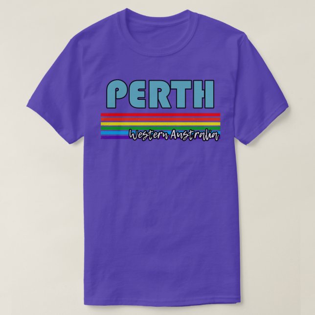 Perth Western Australia Pride Perth LGBT Gift LGB T Shirt (Design framsida)