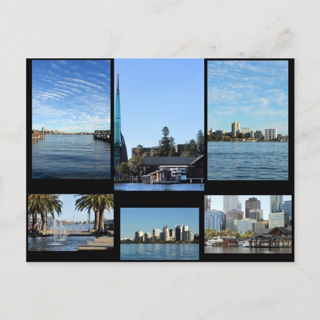 Perth Western Australia-vykort Vykort (Framsida)