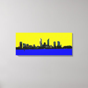 Perth Western Australien Skyline canvas art print