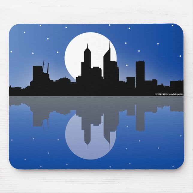 Perth Westernare Australien Mousepad Musmatta (Framsidan)
