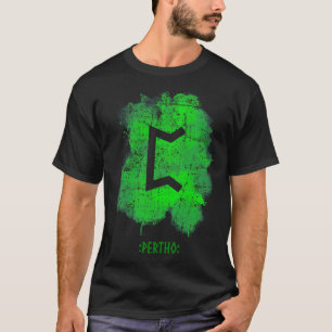 Pertho Rune-Grönt T Shirt