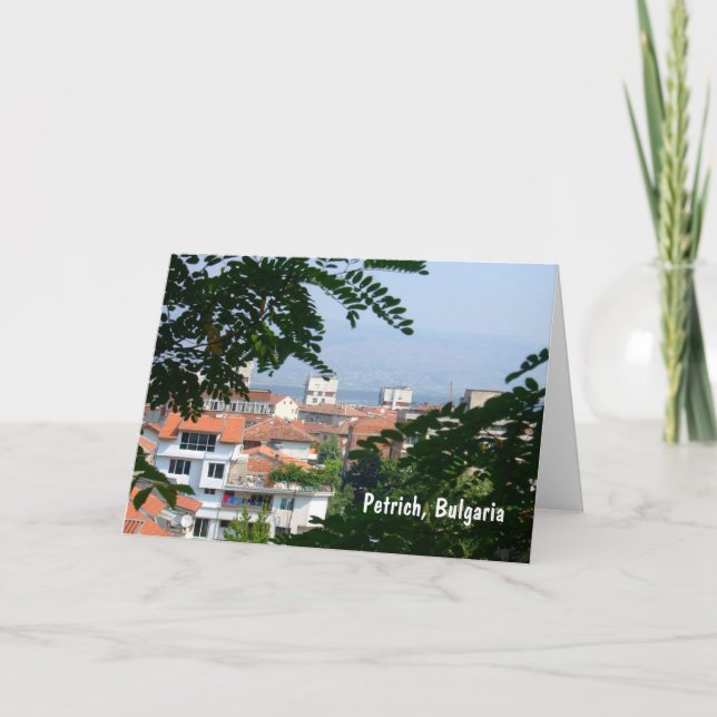 Pertich Bulgarienkort Kort (Framsida)