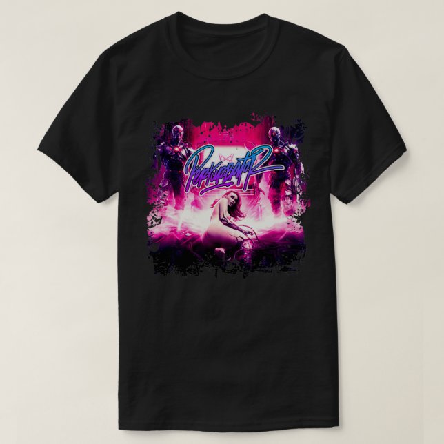 Perturbator Distress T Shirt (Design framsida)