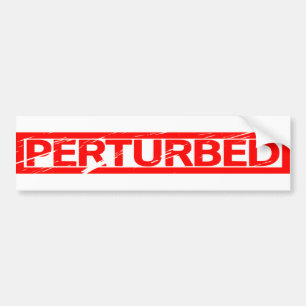 Perturbed Frimärke Bildekal