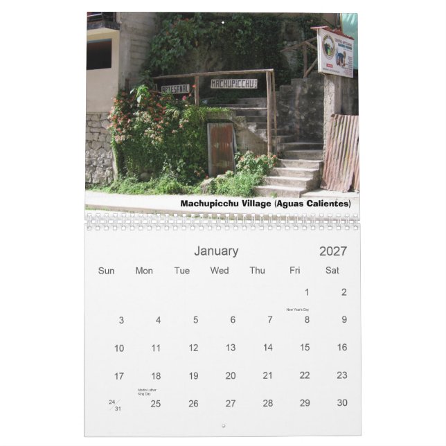 Peru 2009 kalender (Jan 2027)