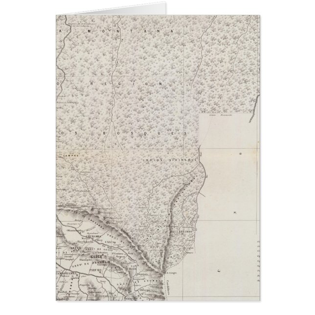 Peru 21 hälsningskort (Framsidan)