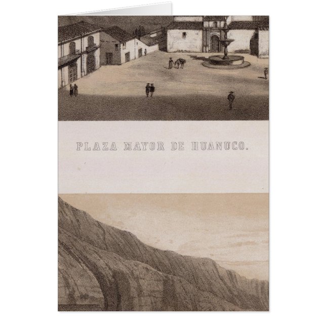 Peru 22 hälsningskort (Framsidan)