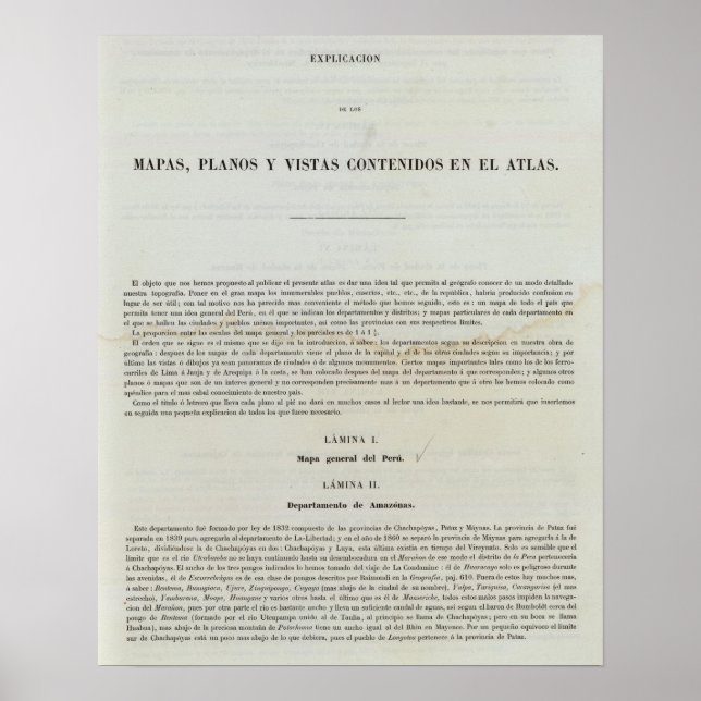 Peru 36 poster (Framsidan)