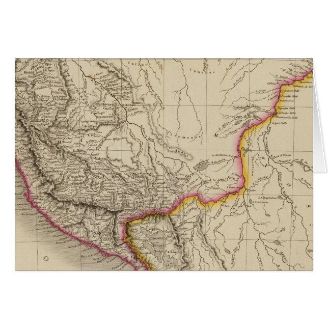 Peru 4 hälsningskort (Framsidan Horizontal)