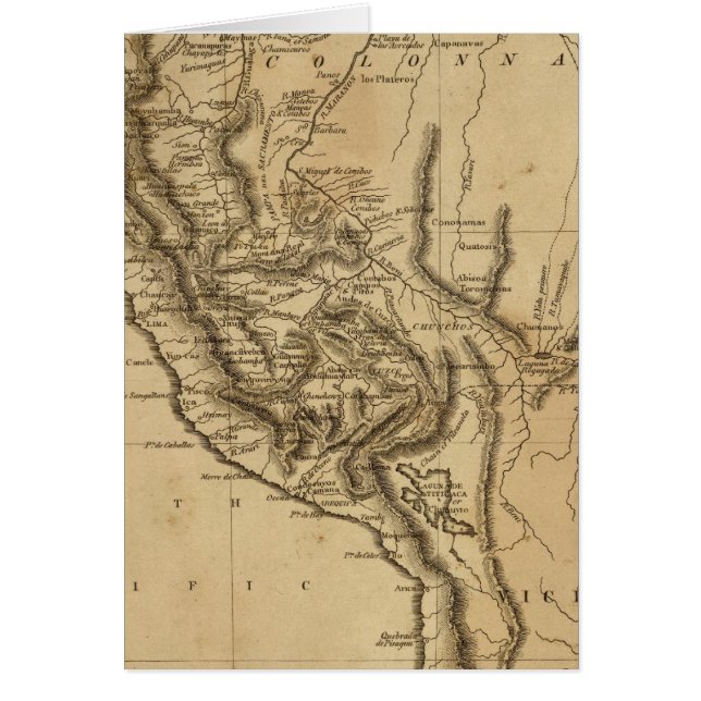 Peru 6 hälsningskort (Framsidan)