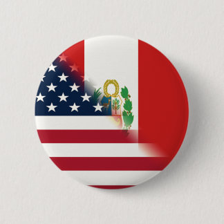 Peru Amerikanska Flagga| Peruanska amerikanska Fla Knapp