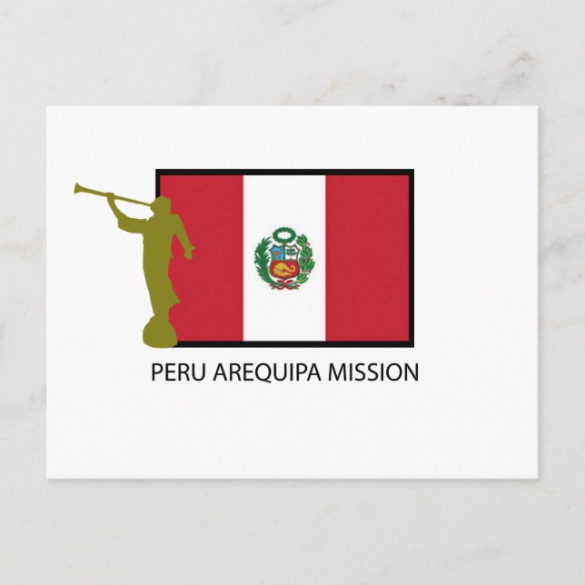 PERU AREQUIPA UPPDRAG LDS CTR VYKORT (Framsida)