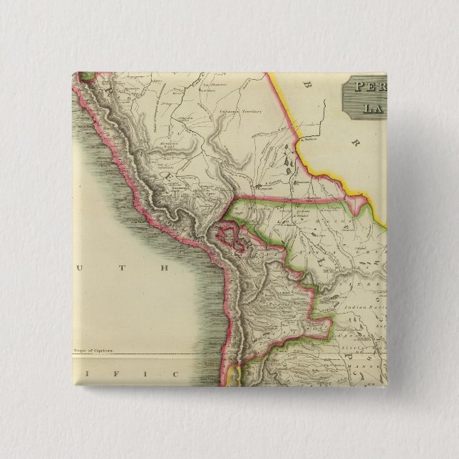 Peru, Chili, La Plata 2 Knapp (Framsida)