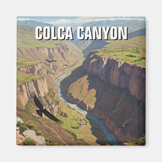 Peru Colca Canyon Magnet (Framsidan)