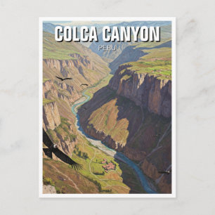 Peru Colca Canyon Vykort