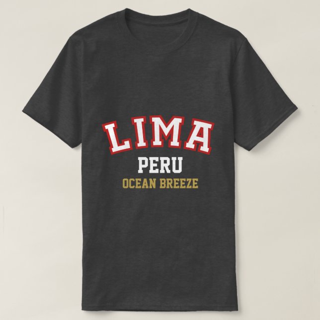 Peru Dark Style T-Shirt (Design framsida)