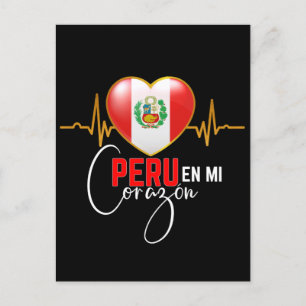 Peru en miCorazon Peruvian-Pride Vykort