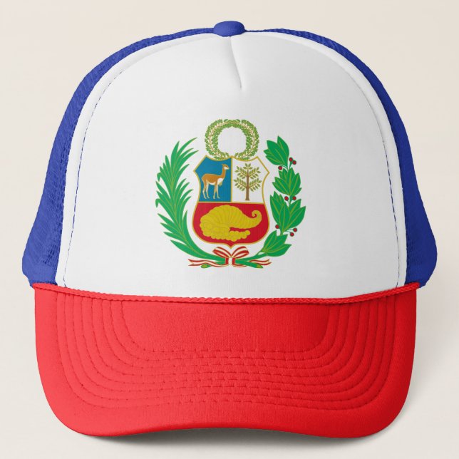 Peru - Escudo Nacional (medborgareemblemen) Keps (Framsida)