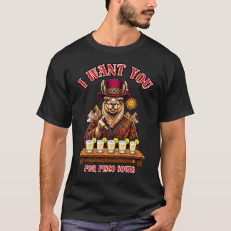 Peru Farbror Sam Lama Pisco Sour Inka 1821 T-shirt