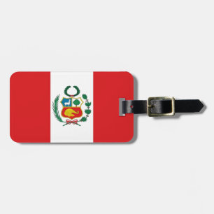 Peru Flagga Bagagebricka