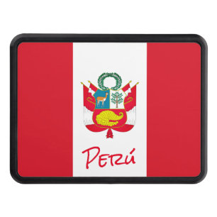 Peru Flagga Dragkroksskydd