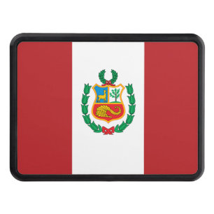 Peru flagga dragkroksskydd