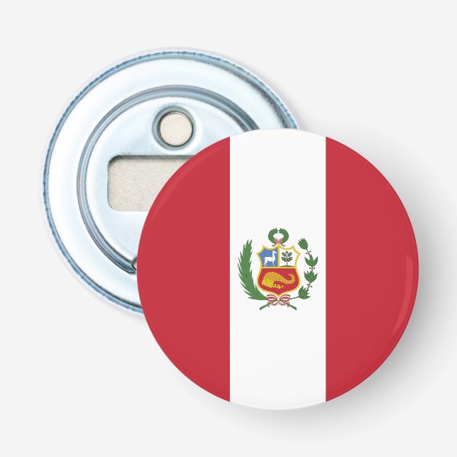 Peru flagga flasköppnare (Framsidan)