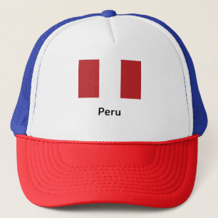 Peru Flagga Keps