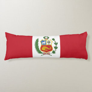 Peru flagga kroppskudde