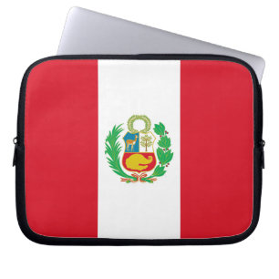 Peru Flagga Laptop sleeve