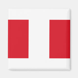 Peru Flagga Magnet