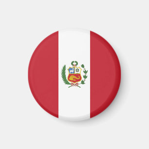 Peru flagga magnet