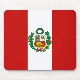 Peru flagga Mousepad Musmatta