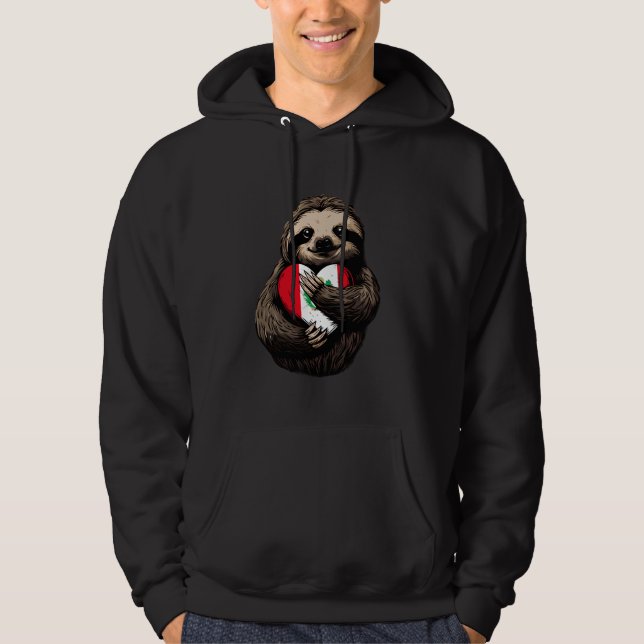 Peru Flagga Peruaner Rötter Sengångare Hjärta Peru Hoodie (Framsida)