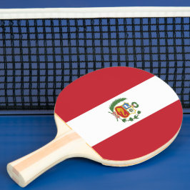 Peru flagga pingisracket