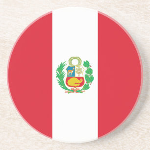 Peru Flagga Underlägg