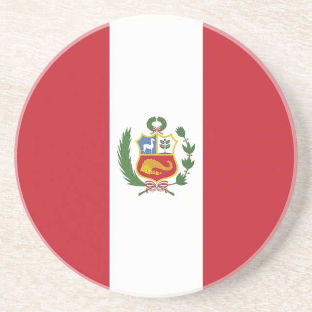 Peru flagga underlägg (Framsidan)