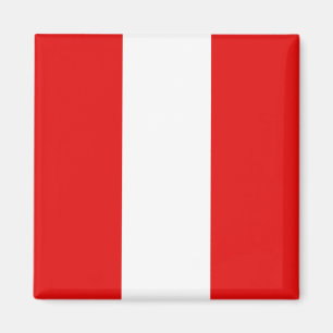 Peru flaggamagnet magnet