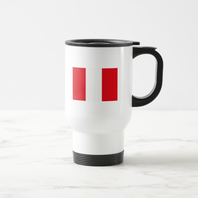 Peru flaggamugg resemugg (Höger)