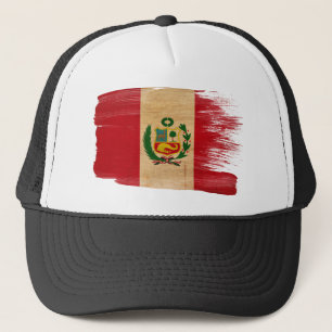 Peru flaggatruckerkeps truckerkeps