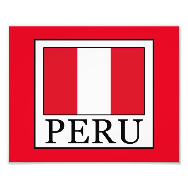 Peru Fototryck (Framsidan)