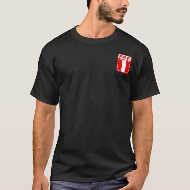 Peru FPF logotyp T Shirt (Framsida)