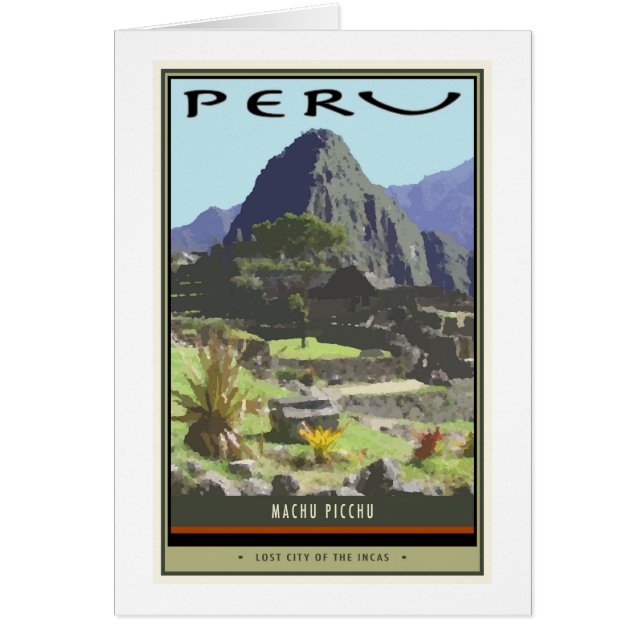 Peru Hälsningskort (Framsidan)