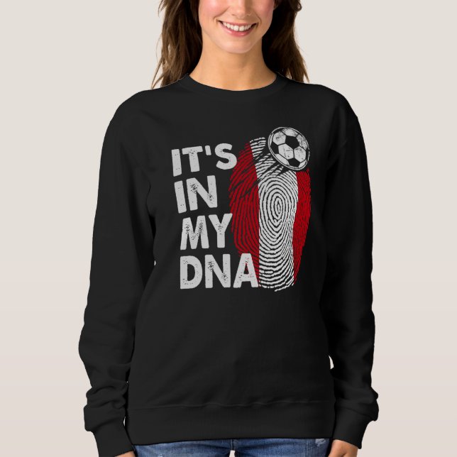 Peru i mitt DNA-peruanska Flagga i Peru T Shirt (Framsida)