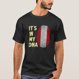 Peru i mitt DNA-peruanska Flagga i Peru T Shirt