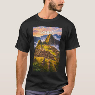 Peru Illustration Resa Konst Vintage T Shirt