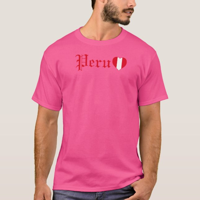 Peru Independence day República del Perú T Shirt (Framsida)