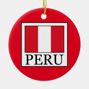 Peru Julgransprydnad Keramik