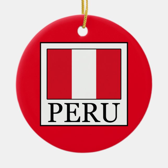 Peru Julgransprydnad Keramik (Framsidan)