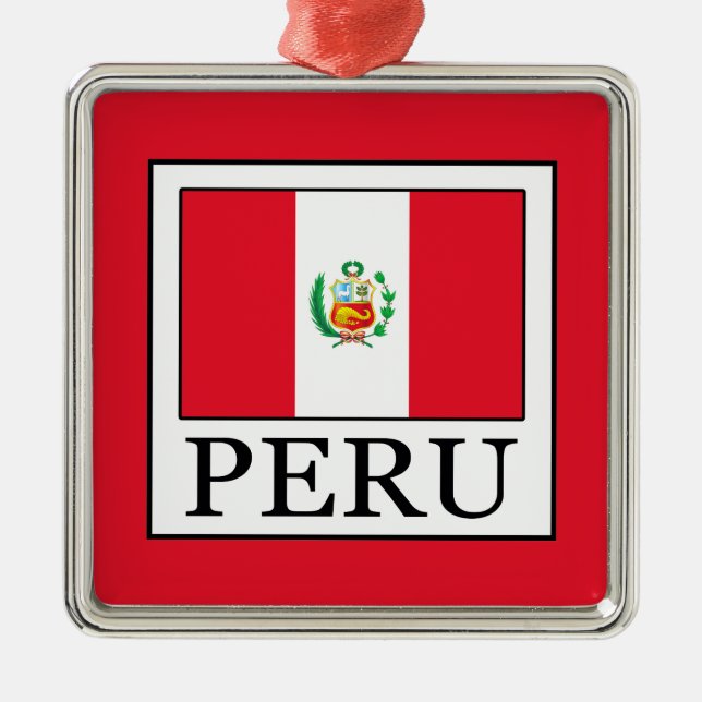 Peru Julgransprydnad Metall (Framsidan)